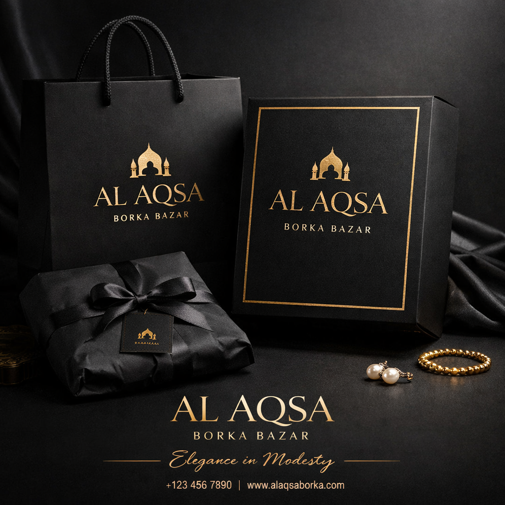Luxury Islamic Fashion Brand Packaging Design