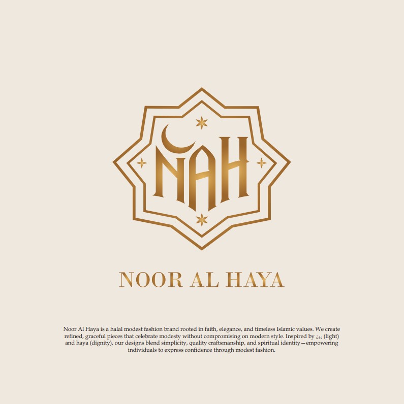 Noor Al Haya – Modest Fashion Logo & Brand Identity